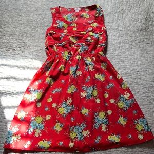 Super cute medium Xhilaration floral red dress